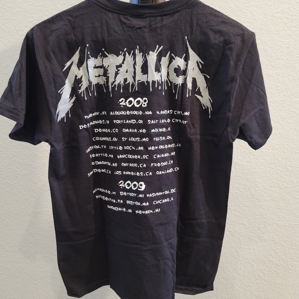Metallica Shirt Pushhead World Magnetic Tour 2008-2009 - Picture 8 of 8